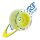 Roll-line Outdoor Räder Helium yellow