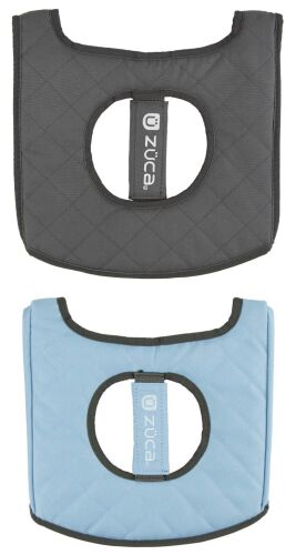 Züca Seat Cushion Gray/ Gloss Blue