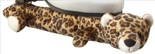 FUZZYS Kufenschoner Leopard mit Kopf L/ XL bis zu 10,5"