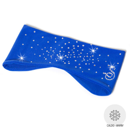 Sagester Stirnband mit Strass MIC8 Bluette