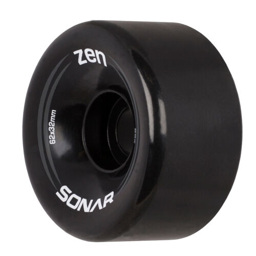 Riedell Outdoor Rollen Sonar Zen, Set of 8 Black