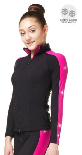 Sagester Jacke 275 Artica MIC 17 Schwarz/ Fuchsia S