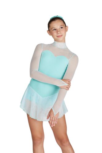 Sagester Kürkleid 2077 Hellblau XS