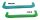 Blade guards Chameleonz 176-Blue/ Green