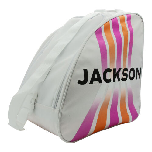 Jackson Skate Bag Wgite/ Orange & Pink